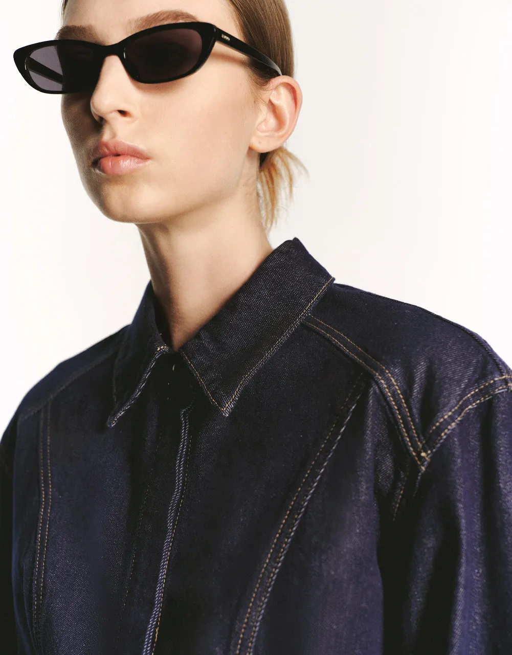 Skater Denim Shirt sold by Urban Revivo product image thumbnail 5