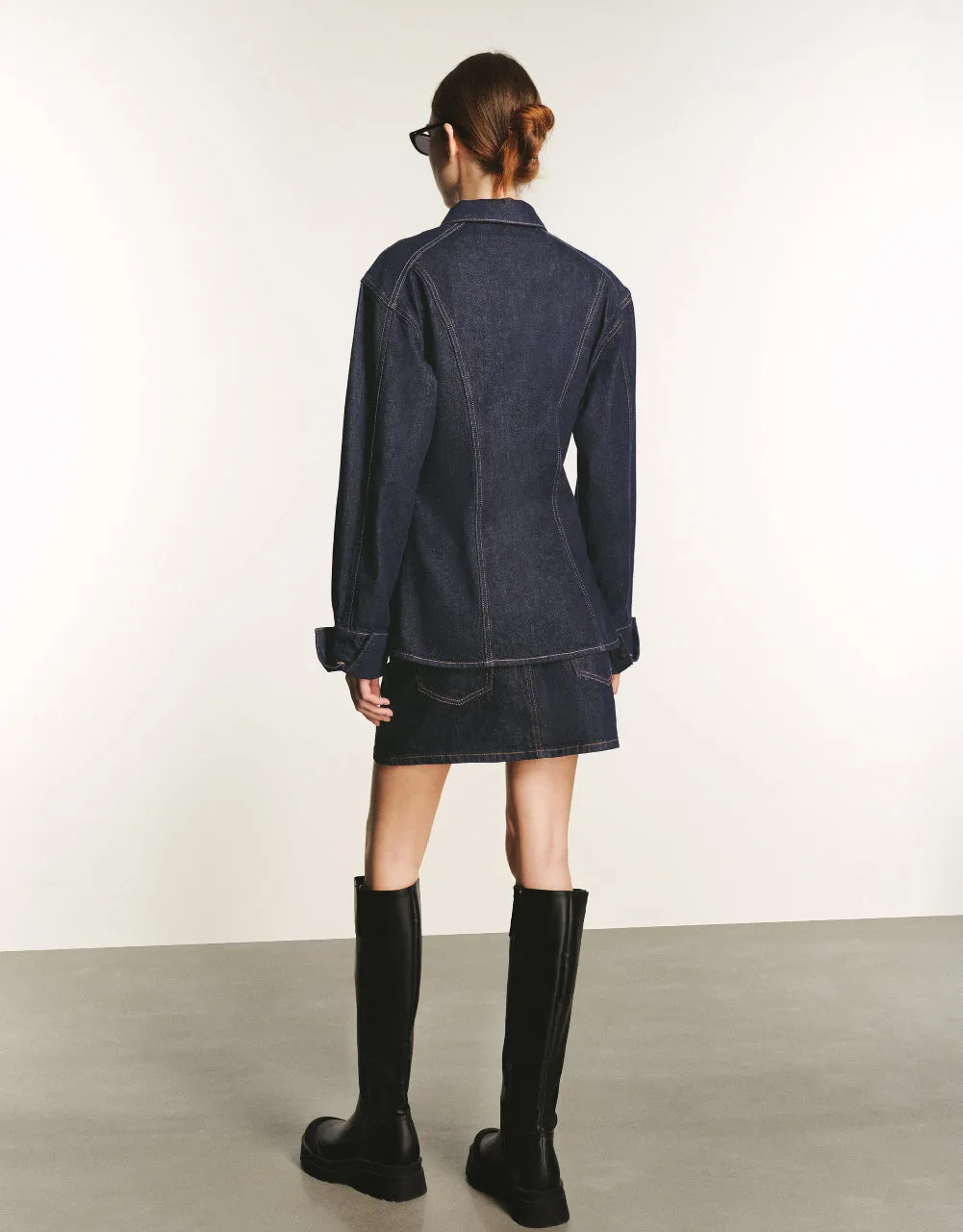 Skater Denim Shirt sold by Urban Revivo product image thumbnail 4