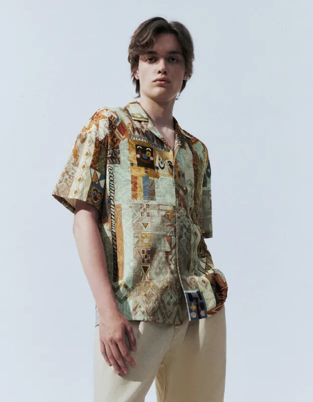 Drop Shoulder Sleeve Loose Shirt sold by Urban Revivo