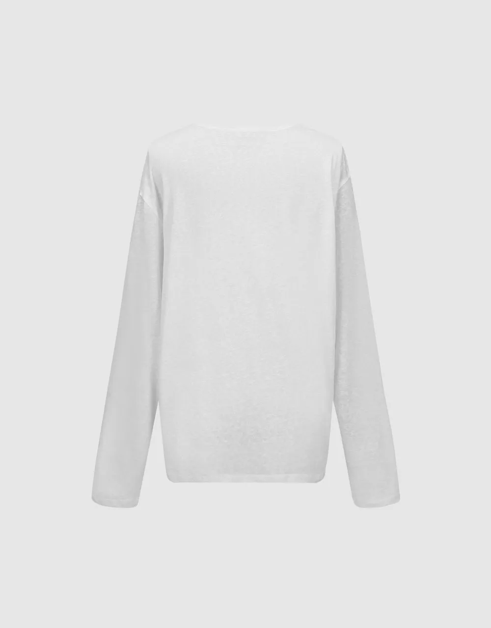 Letter Embossed Crew Neck T-Shirt sold by Urban Revivo product image thumbnail 5
