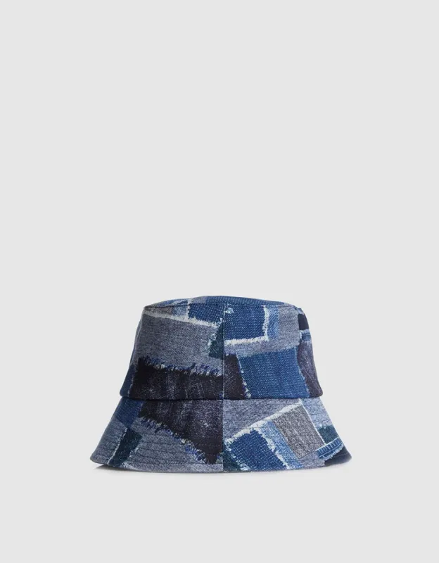 Patchwork Bucket Hat sold by Urban Revivo
