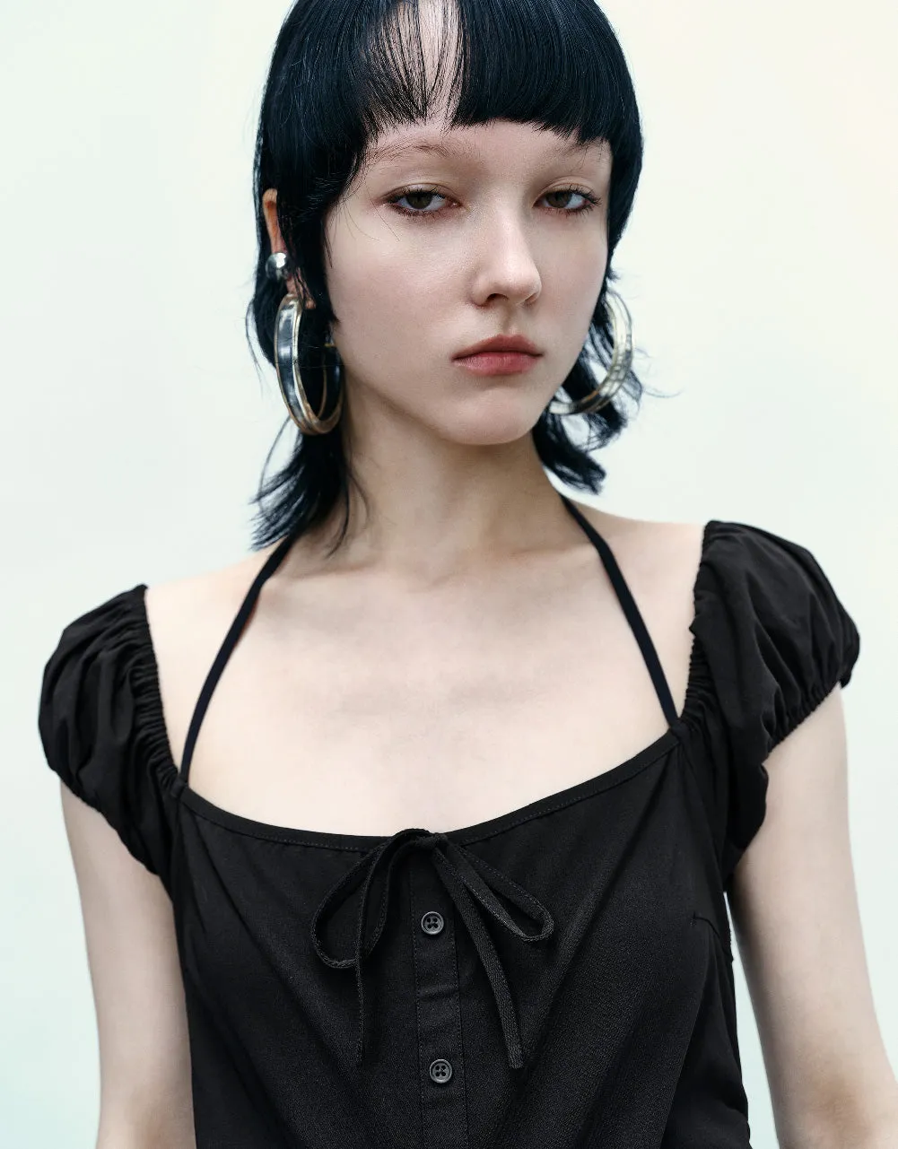 Sleeveless Off-Shoulder A-Line Dress sold by Urban Revivo product image thumbnail 5