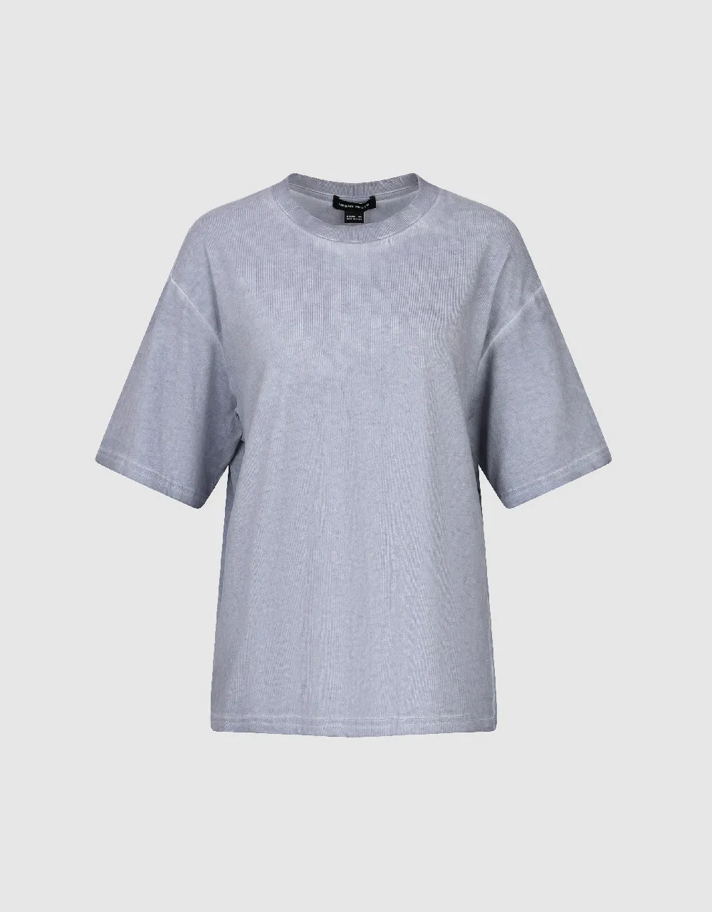 Crew Neck Straight T-Shirt sold by Urban Revivo product image thumbnail 2