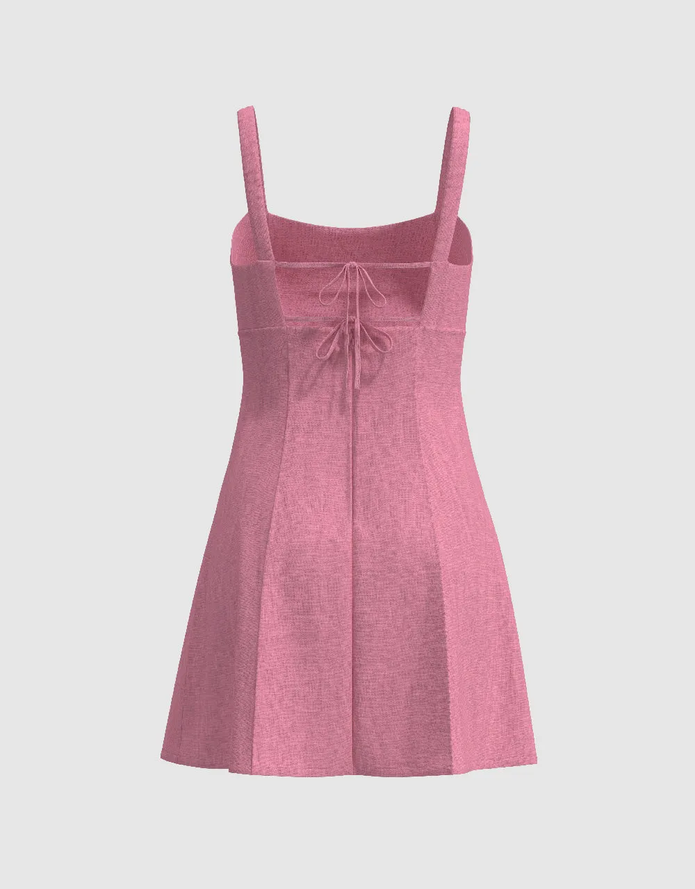 Sleeveless Square-cut Collar A-Line Dress sold by Urban Revivo product image thumbnail 5