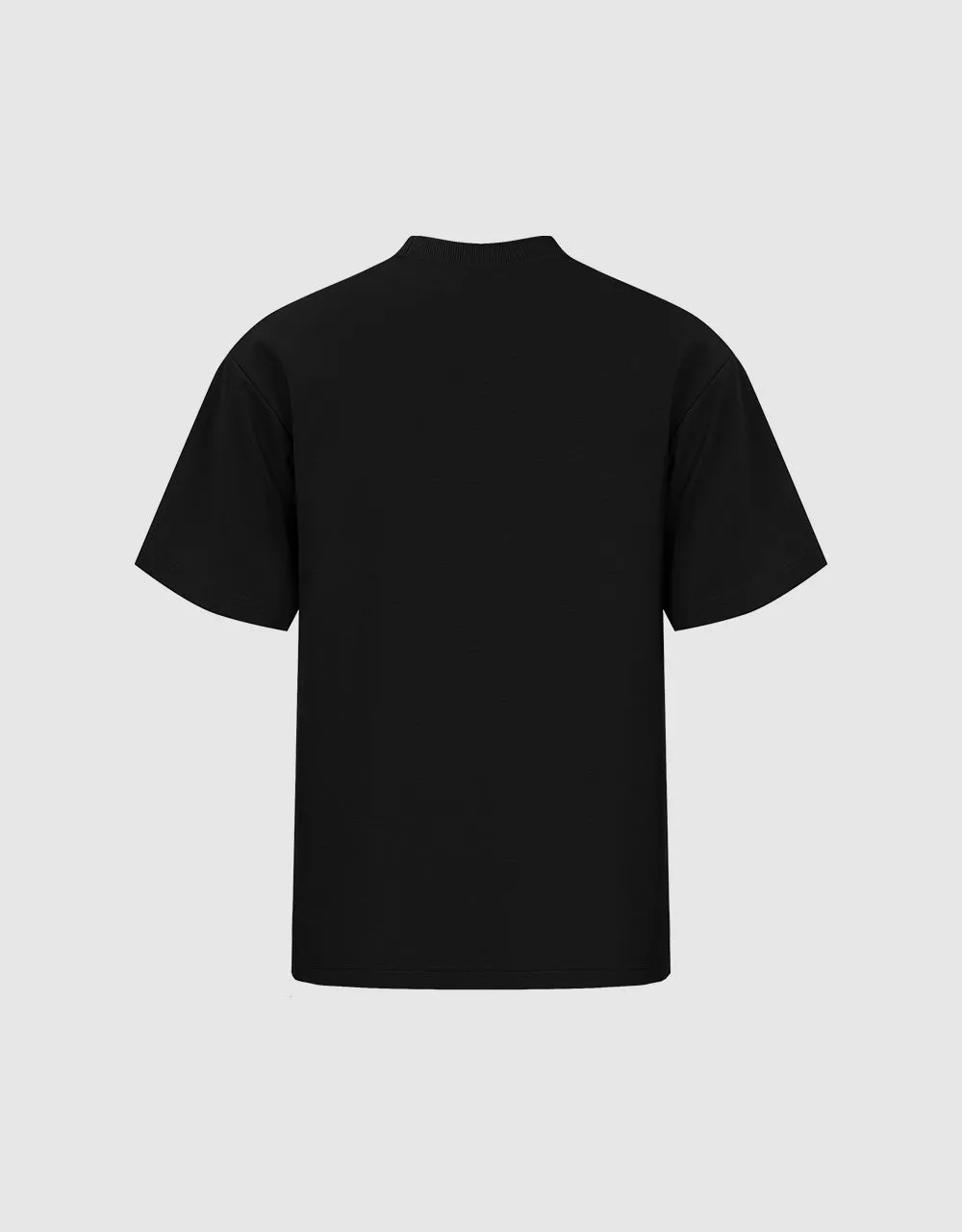 Crew Neck Straight T-Shirt sold by Urban Revivo product image thumbnail 5