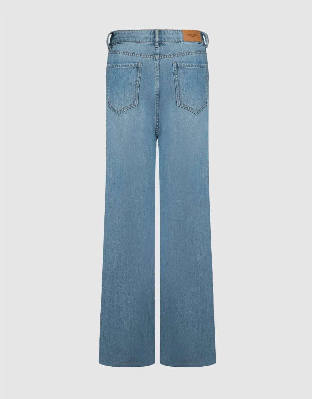 Split Hem Wide-Leg Jeans sold by Urban Revivo product image thumbnail 3