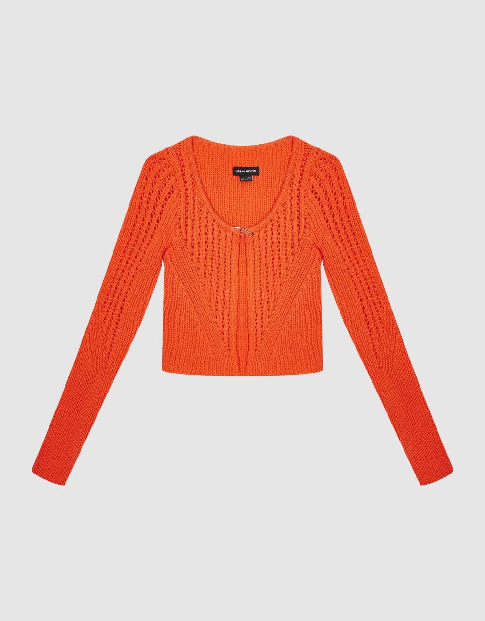 Open Front Knitted Cardigan sold by Urban Revivo