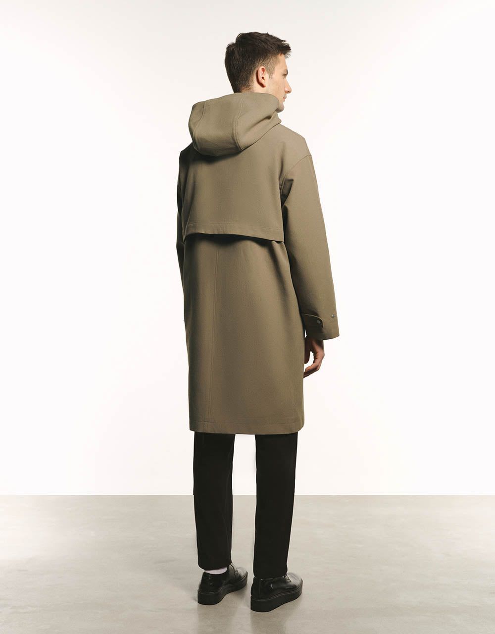 Hooded Oversized Trench Coat sold by Urban Revivo product image thumbnail 4