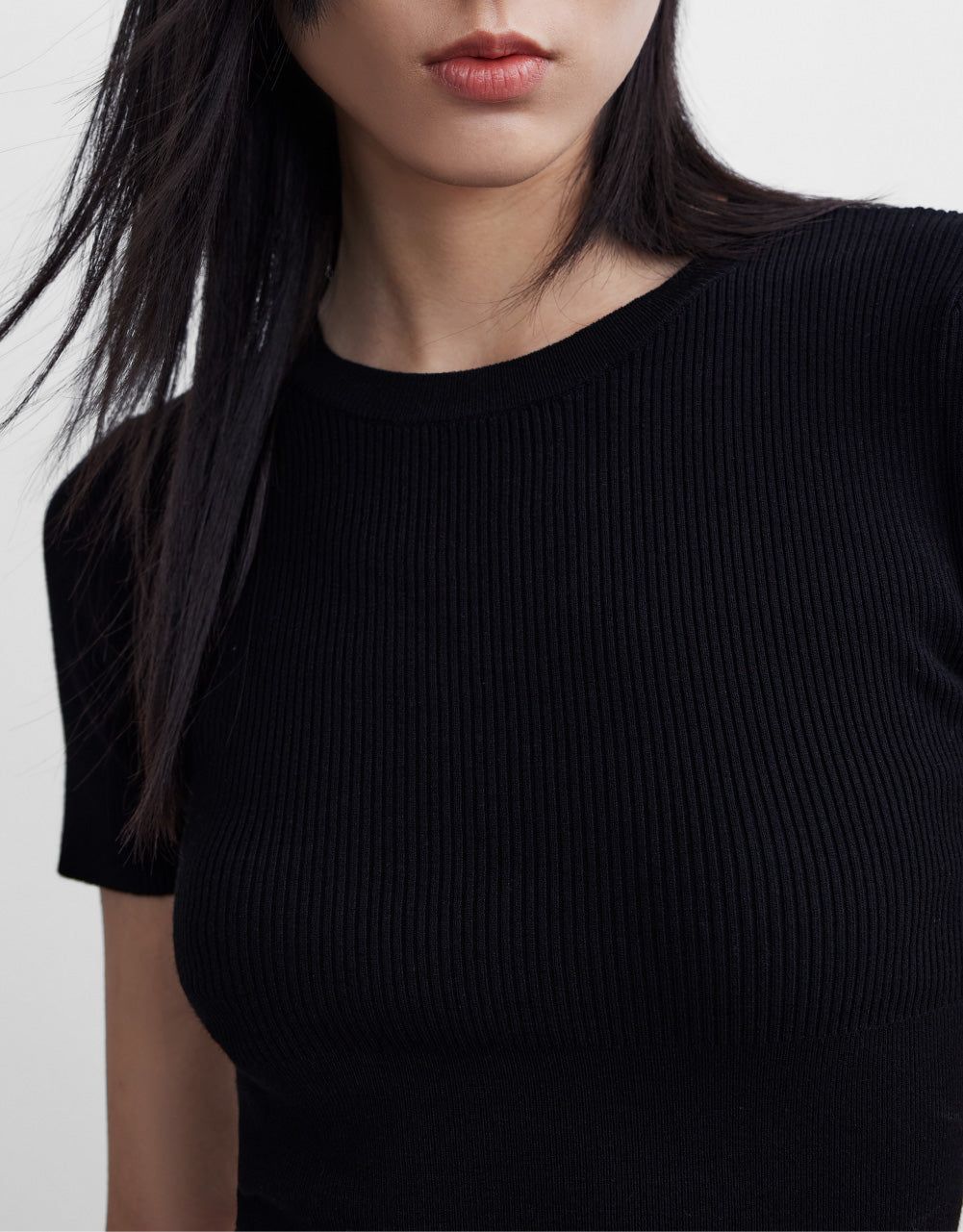 Crew Neck Knitted T-Shirt sold by Urban Revivo product image thumbnail 3