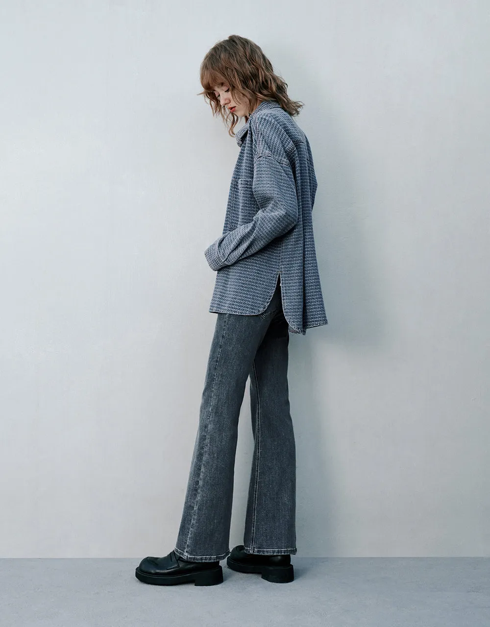 Button Up Denim Shirt sold by Urban Revivo product image thumbnail 5