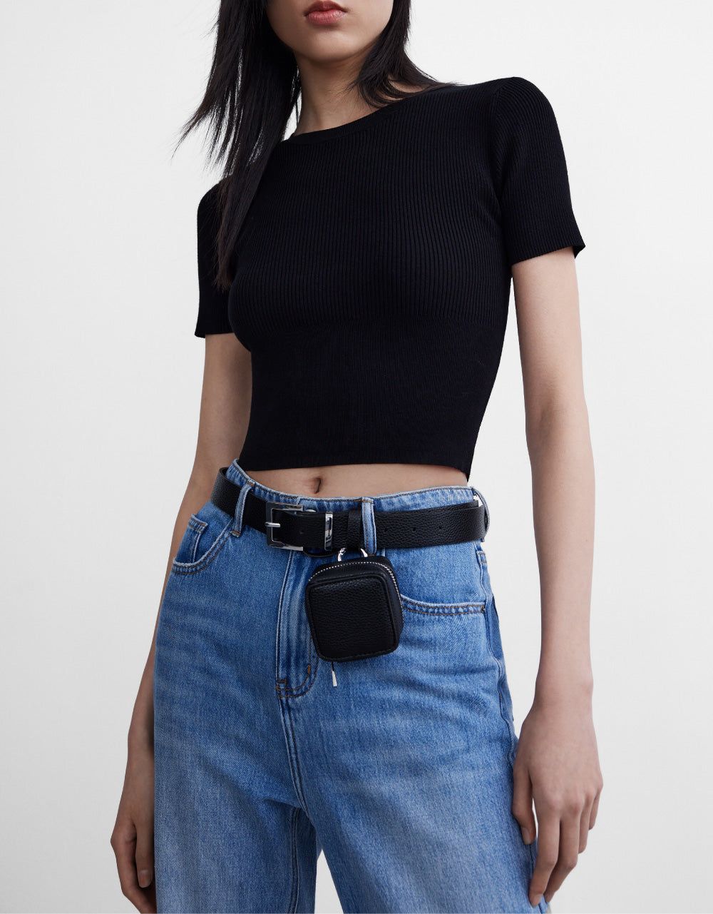 Crew Neck Knitted T-Shirt sold by Urban Revivo product image thumbnail 2