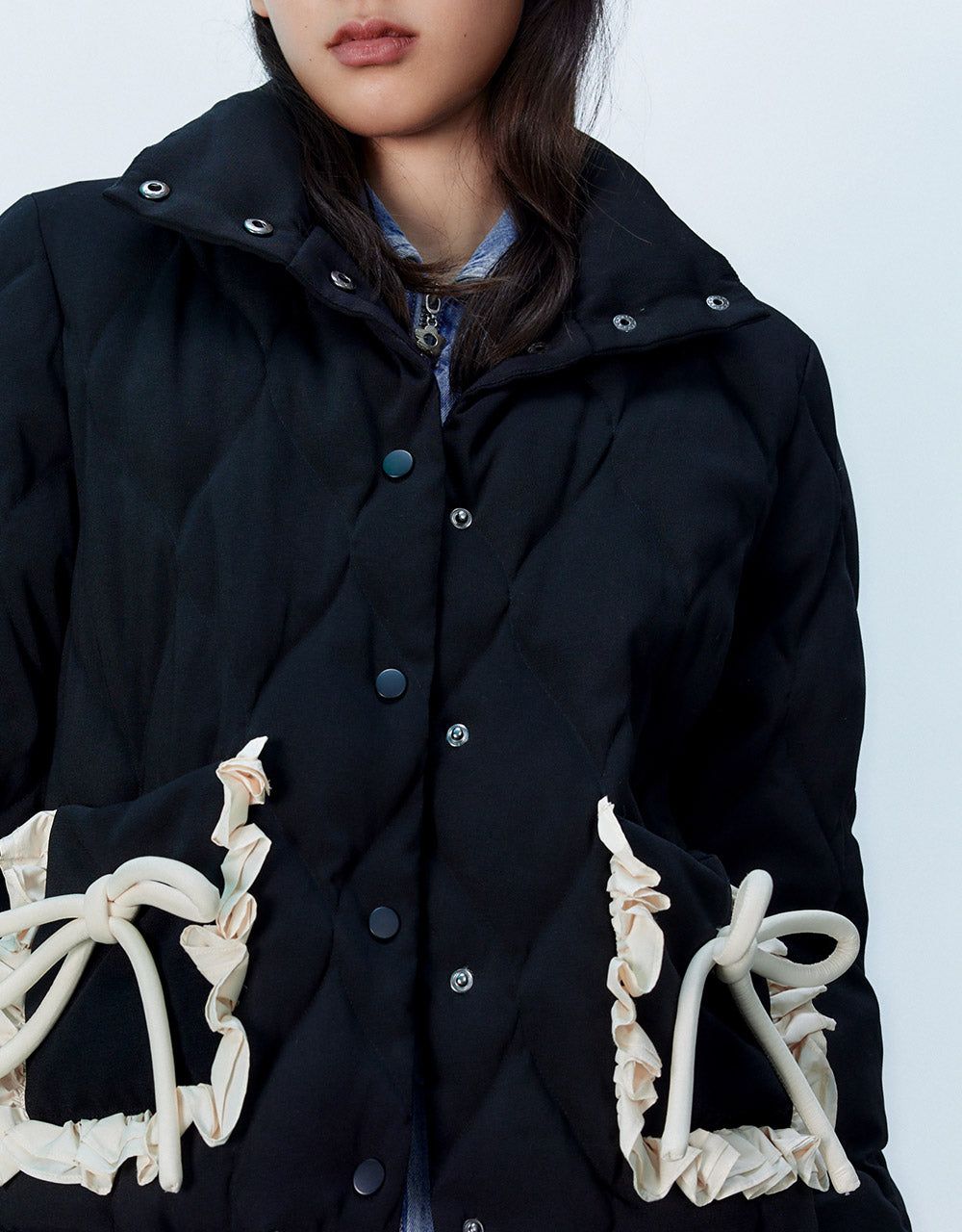 Ruffled Down Jacket sold by Urban Revivo product image thumbnail 3