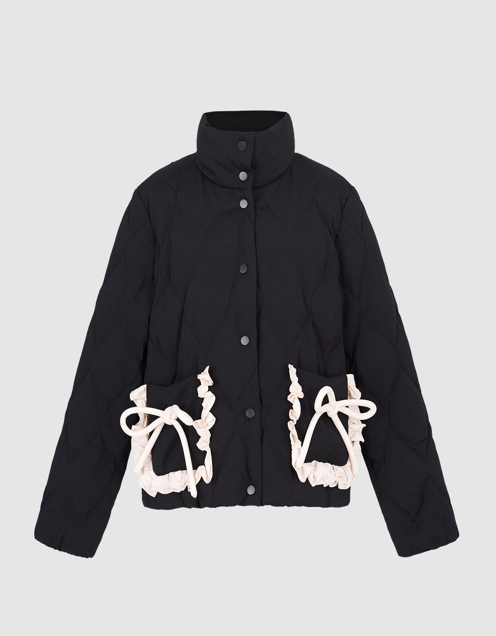 Ruffled Down Jacket sold by Urban Revivo