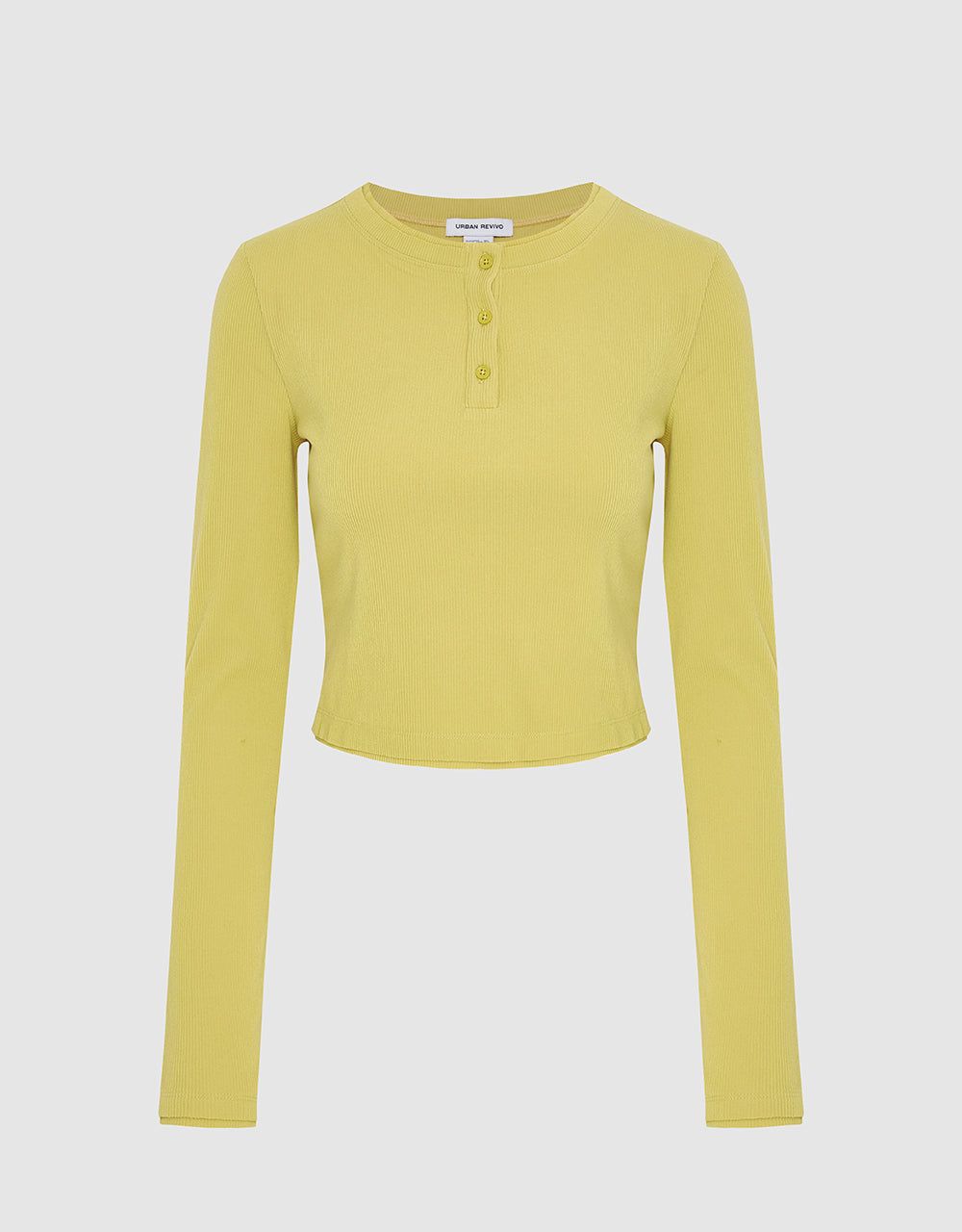 Crew Neck Skinny Knitted T-Shirt sold by Urban Revivo product image thumbnail 2