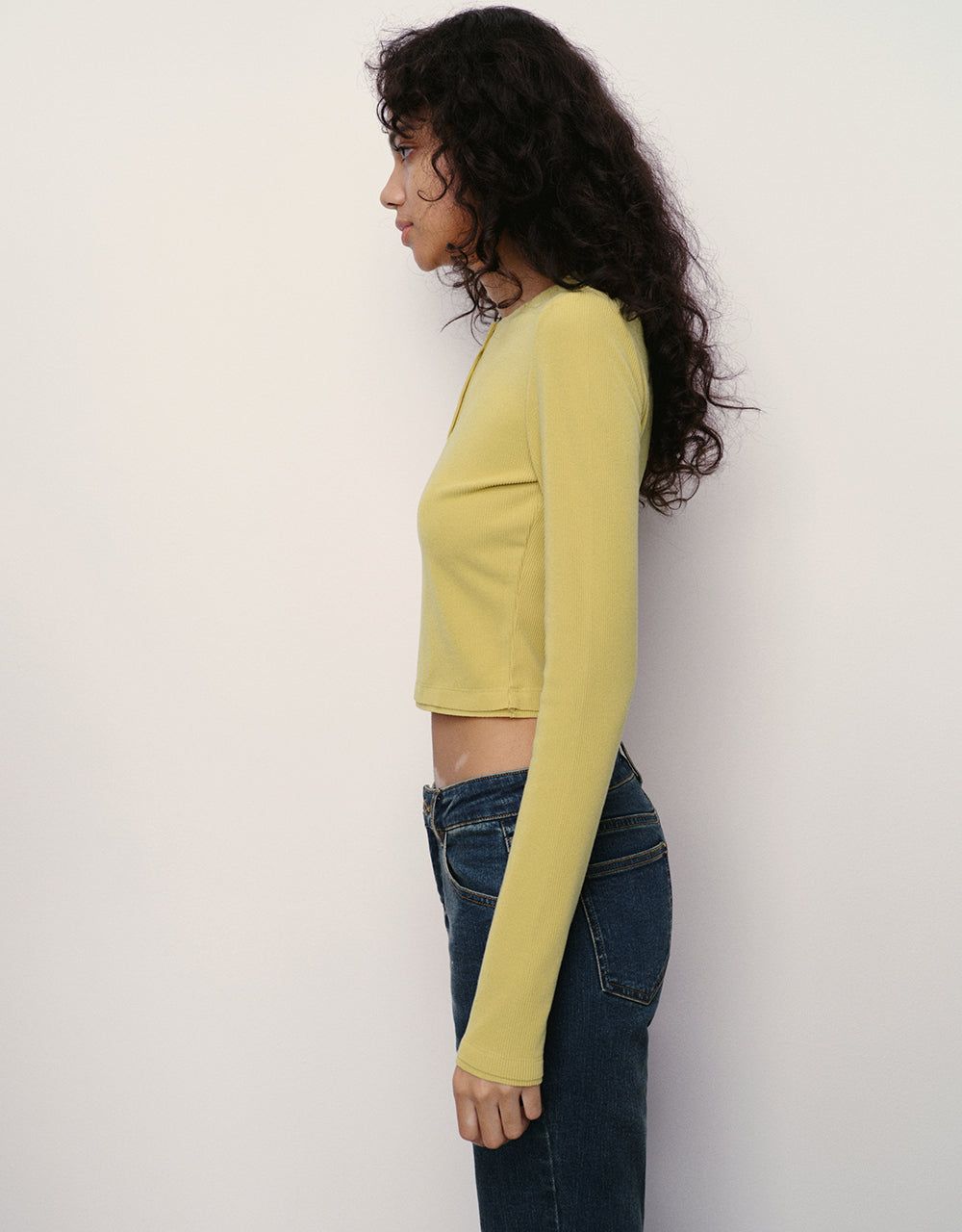 Crew Neck Skinny Knitted T-Shirt sold by Urban Revivo product image thumbnail 3