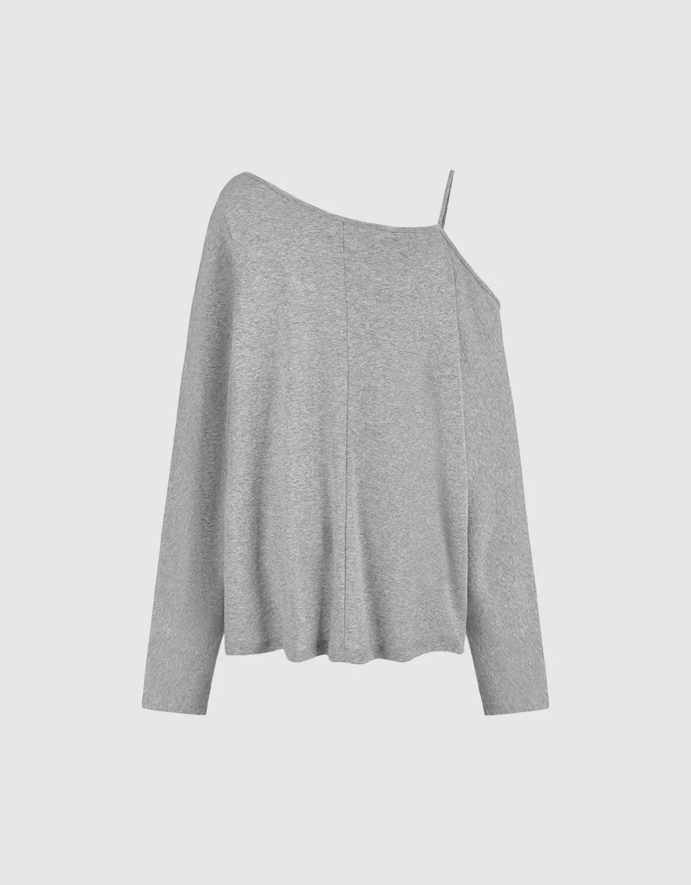 One Shoulder Skinny T-Shirt sold by Urban Revivo product image thumbnail 5