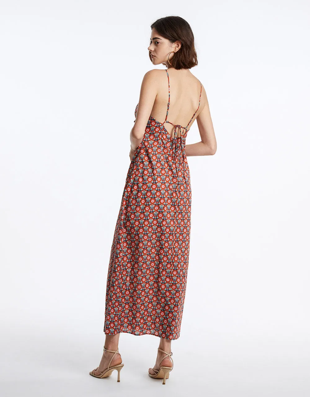 Allover Print Cut Out Cami Dress sold by Urban Revivo product image thumbnail 3