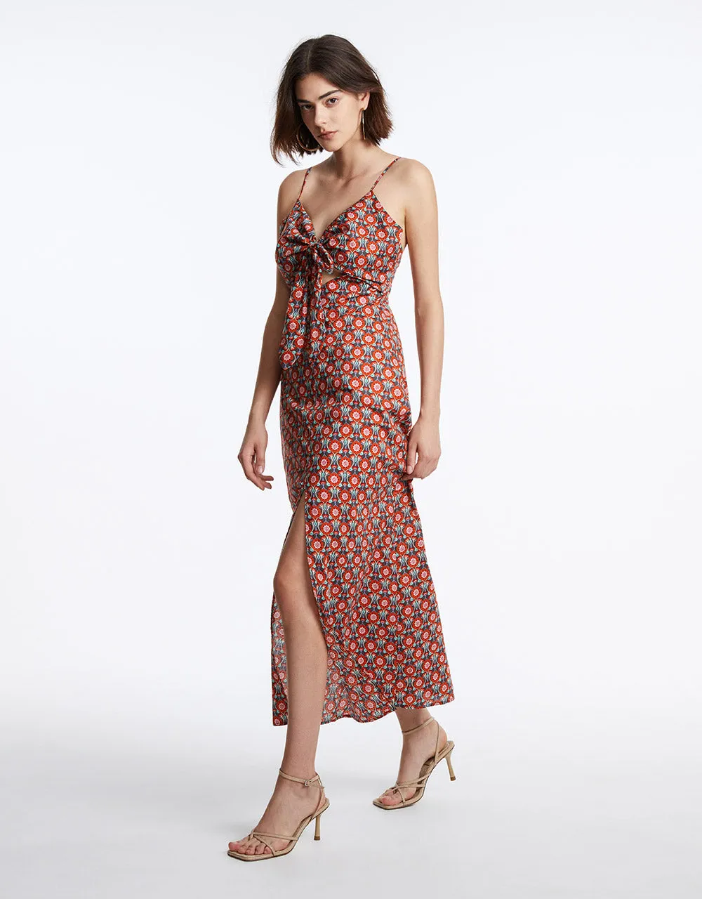 Allover Print Cut Out Cami Dress sold by Urban Revivo product image thumbnail 2