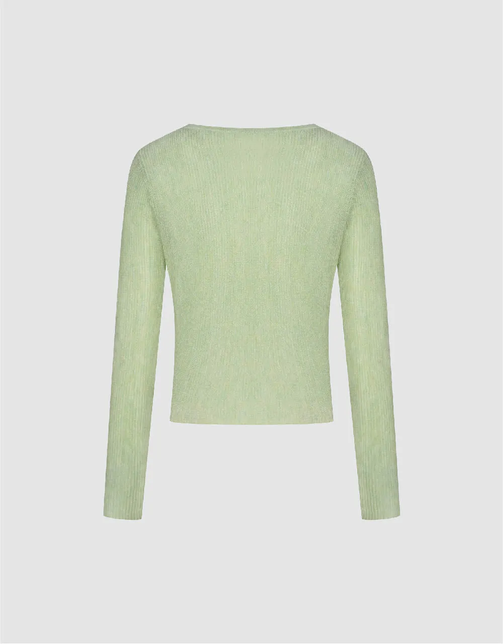 Skinny V-Neck Knitted Cardigan sold by Urban Revivo product image thumbnail 5