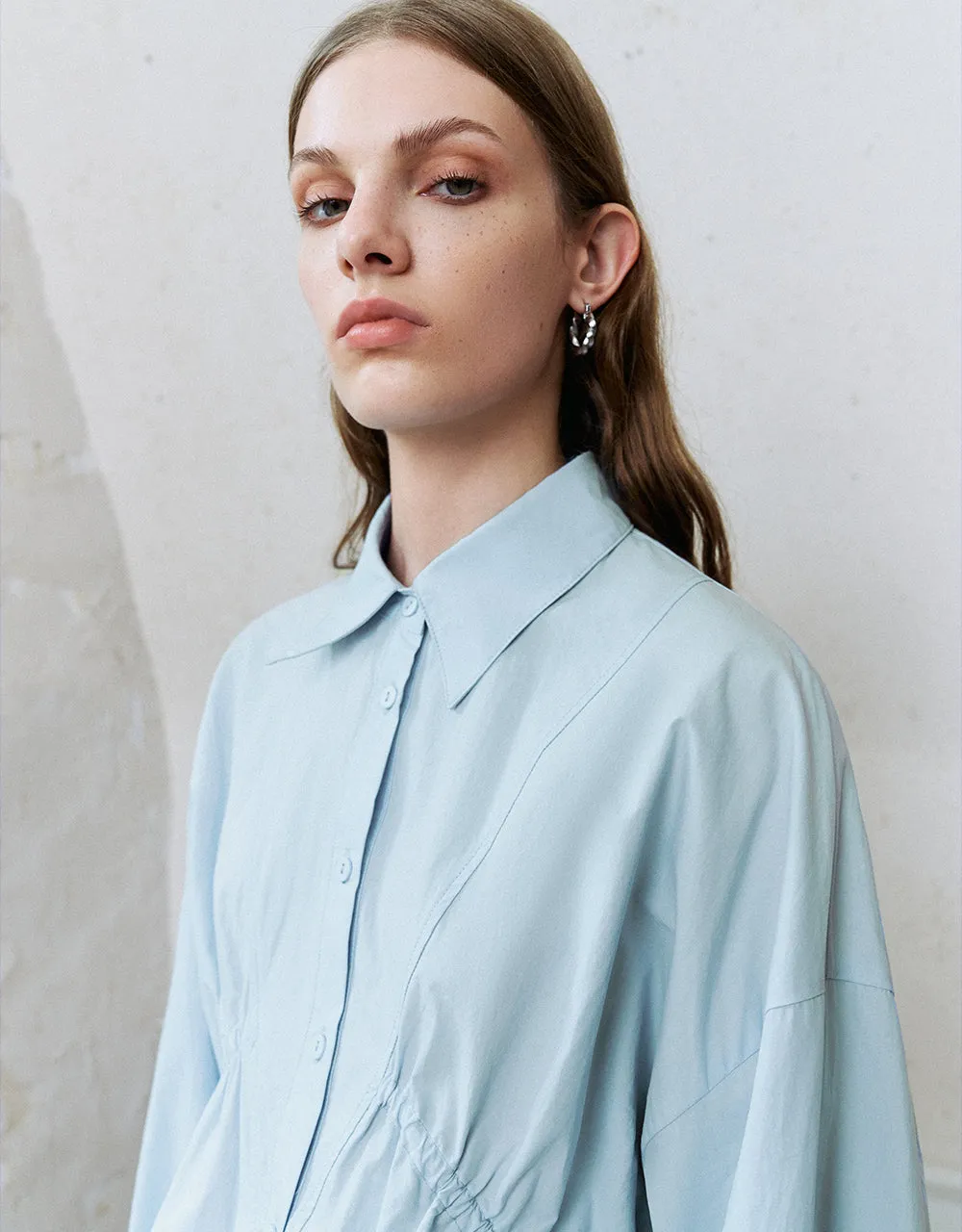 Button Up Skater Shirt sold by Urban Revivo product image thumbnail 4