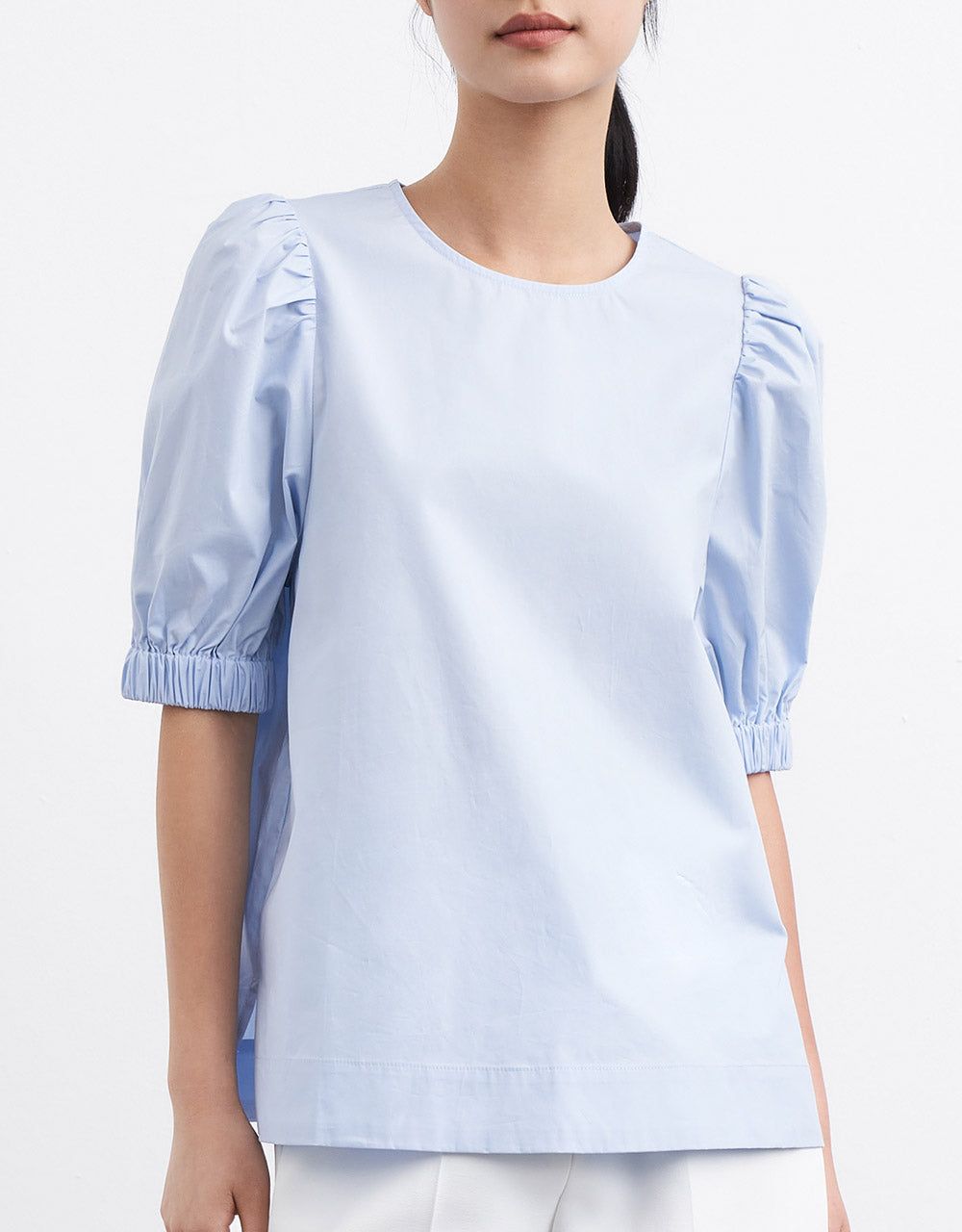 Plain Puff Sleeve Blouse sold by Urban Revivo product image thumbnail 5