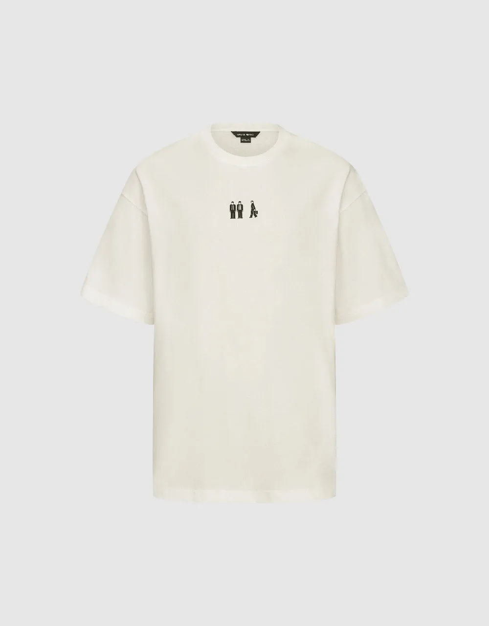Straight Crew Neck T-Shirt sold by Urban Revivo product image thumbnail 2
