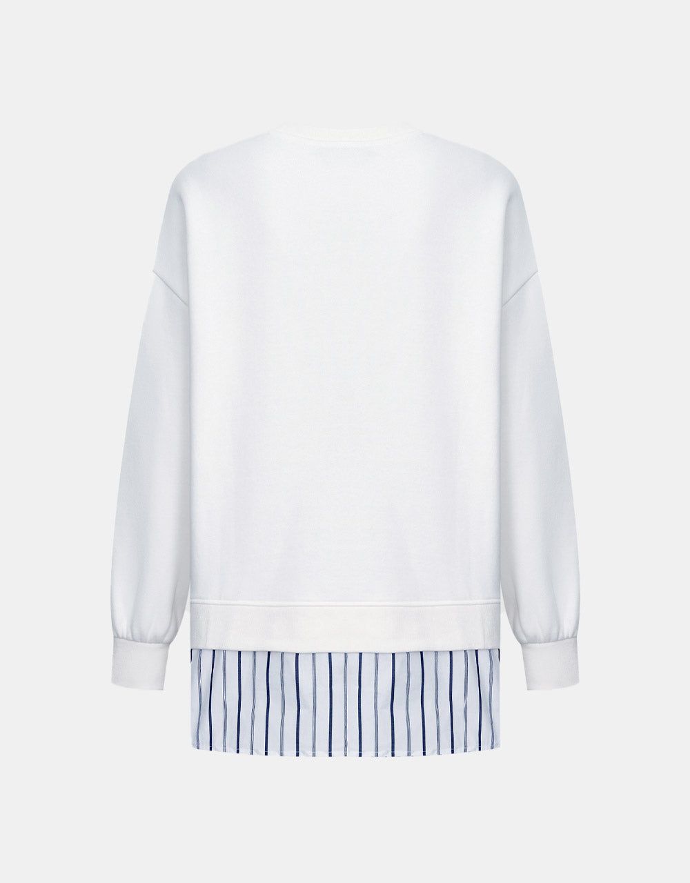 Plain Spliced Sweatshirt sold by Urban Revivo product image thumbnail 4