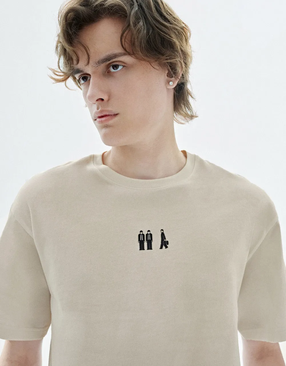 Straight Crew Neck T-Shirt sold by Urban Revivo product image thumbnail 5