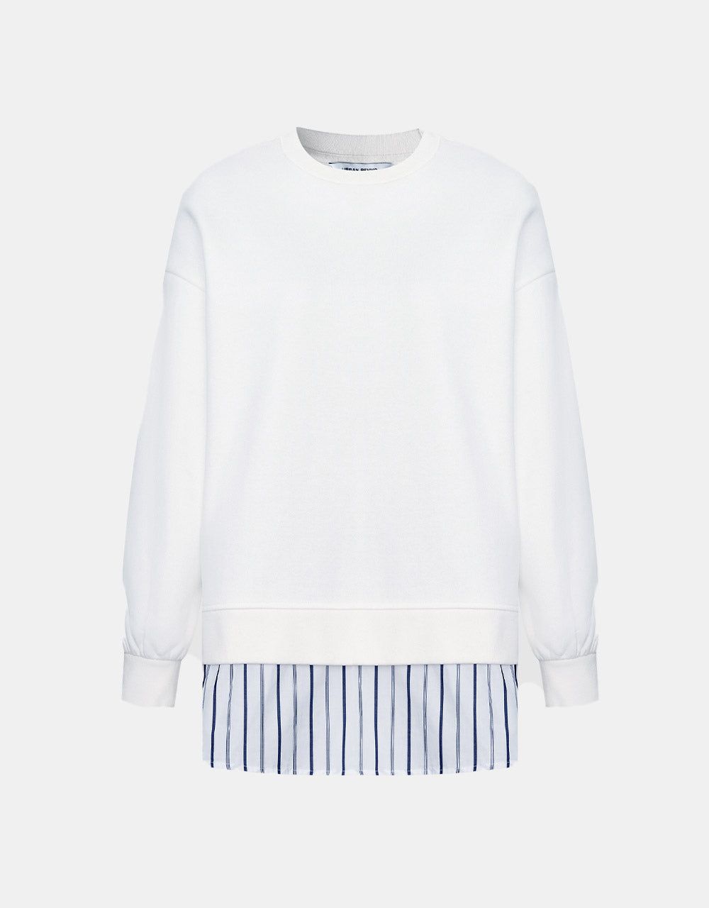 Plain Spliced Sweatshirt sold by Urban Revivo