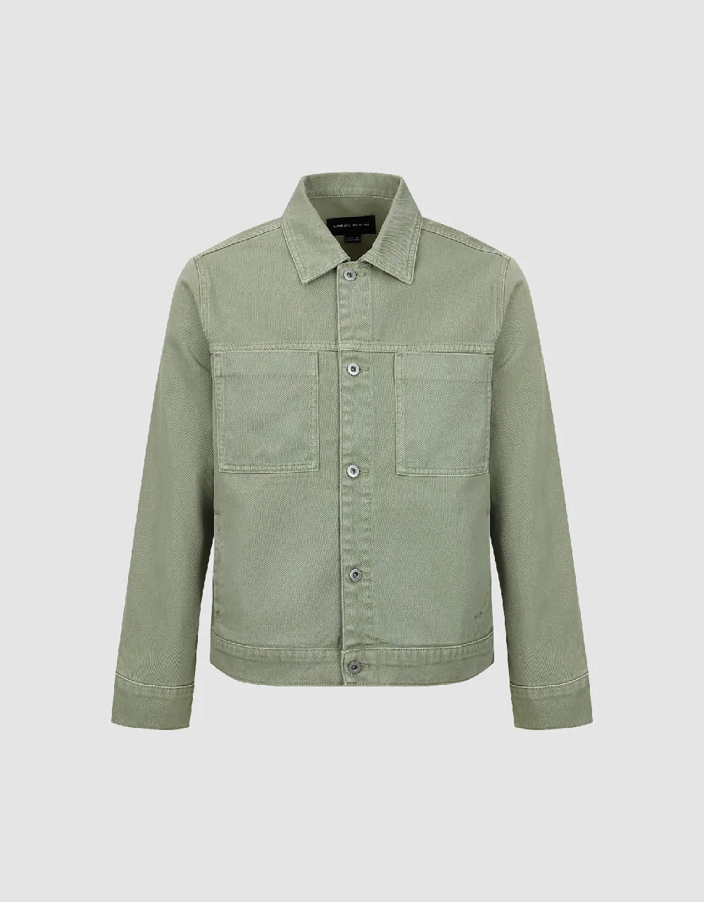 Button Up Denim Jacket sold by Urban Revivo product image thumbnail 2