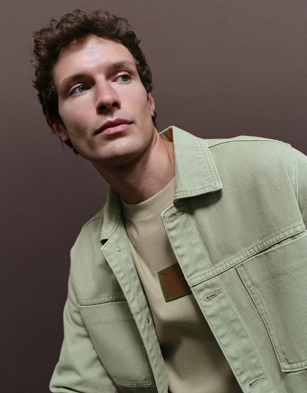 Button Up Denim Jacket sold by Urban Revivo product image thumbnail 4