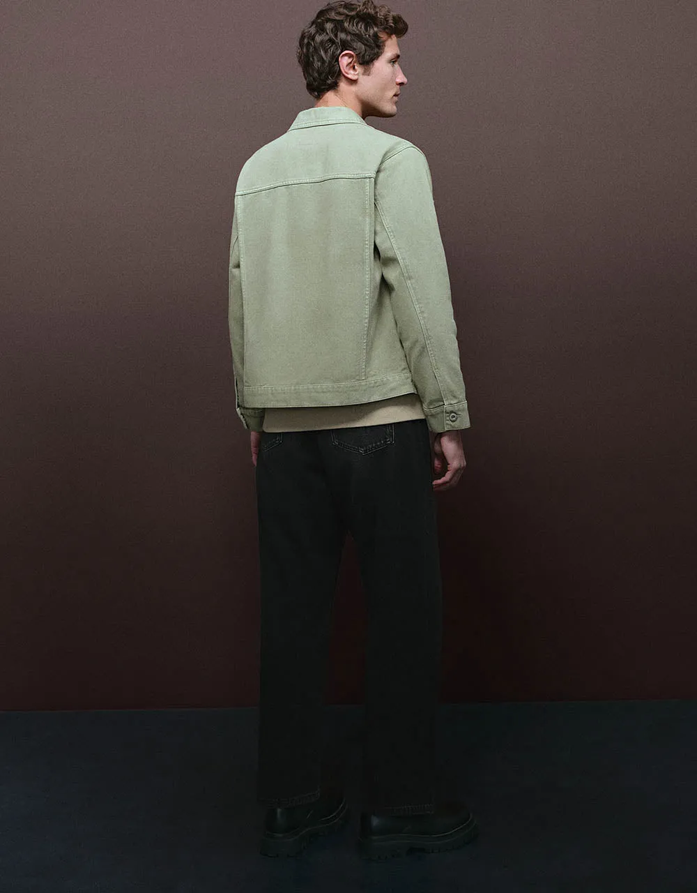 Button Up Denim Jacket sold by Urban Revivo product image thumbnail 5