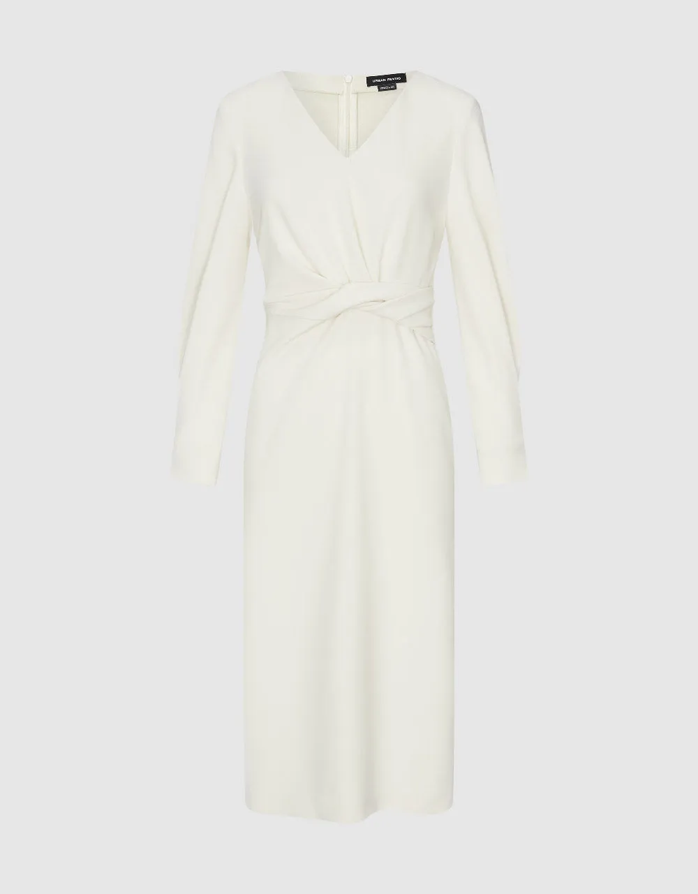 Surplice Front Straight Dress sold by Urban Revivo product image thumbnail 2