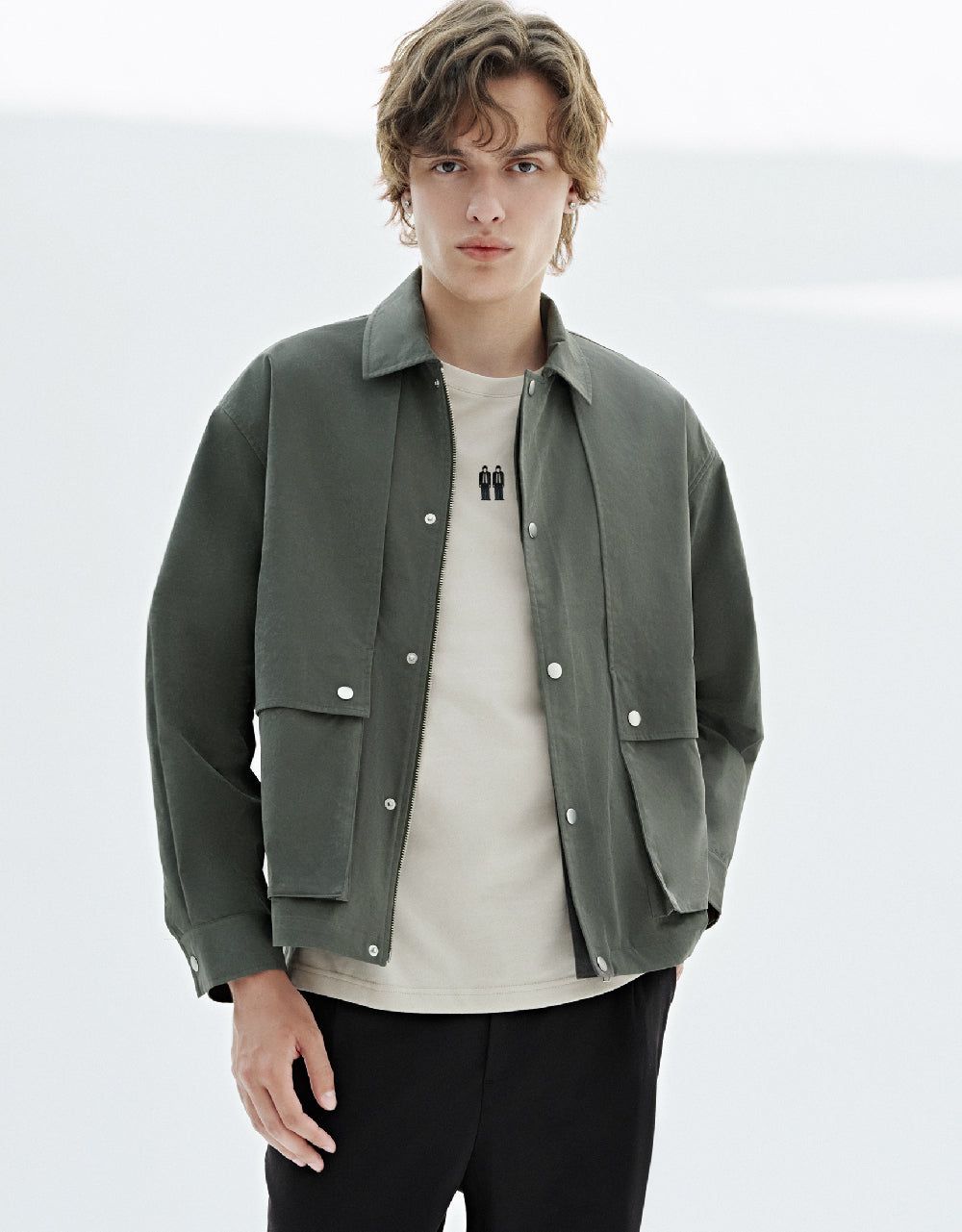 Press Button Jacket sold by Urban Revivo