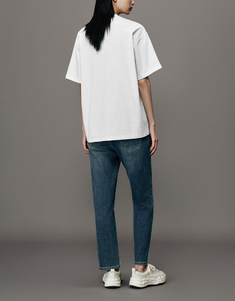 Printed Crew Neck Straight T-Shirt sold by Urban Revivo product image thumbnail 4