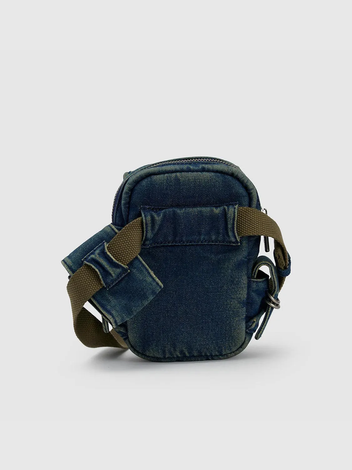 Denim Crossbody Bag With Earphone Case sold by Urban Revivo product image thumbnail 3