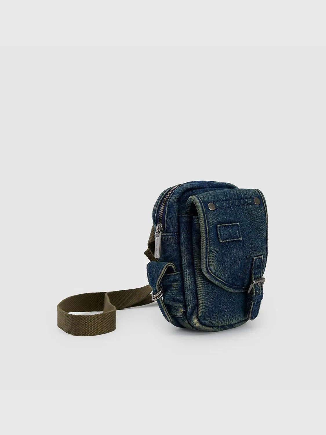 Denim Crossbody Bag With Earphone Case sold by Urban Revivo product image thumbnail 2