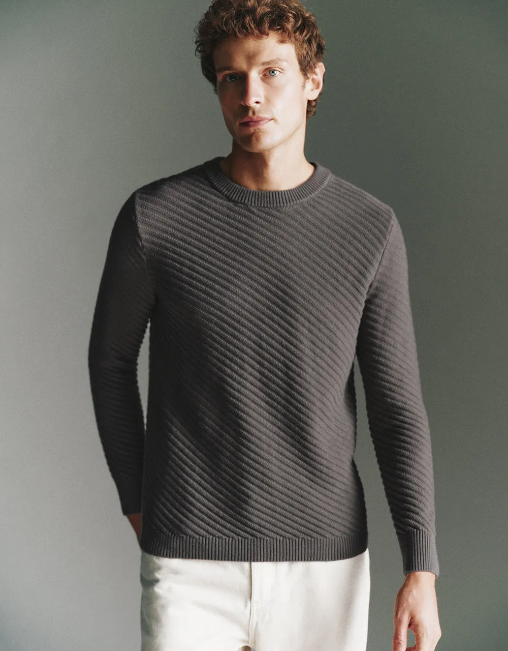 Knitted T-Shirt sold by Urban Revivo