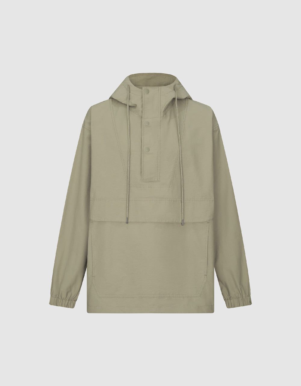 Hooded Loose Overhead Shirt sold by Urban Revivo