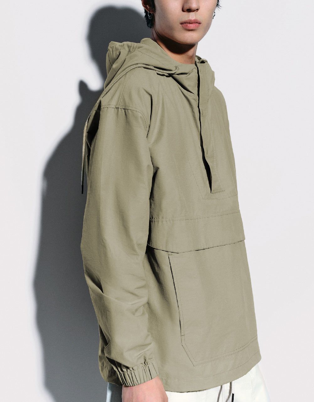 Hooded Loose Overhead Shirt sold by Urban Revivo product image thumbnail 3