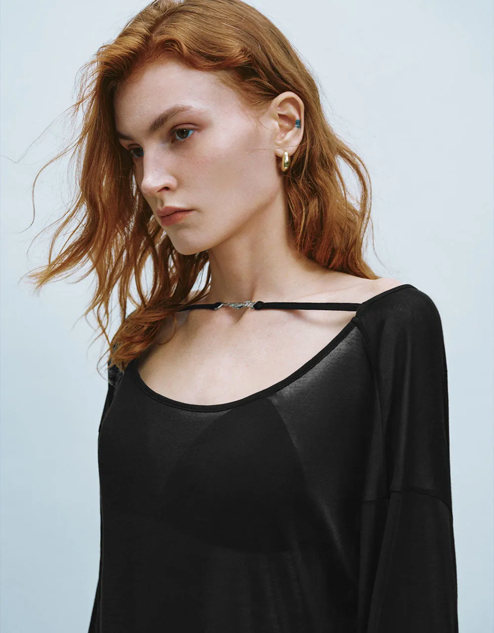 Crew Neck Loose T-Shirt sold by Urban Revivo product image thumbnail 4