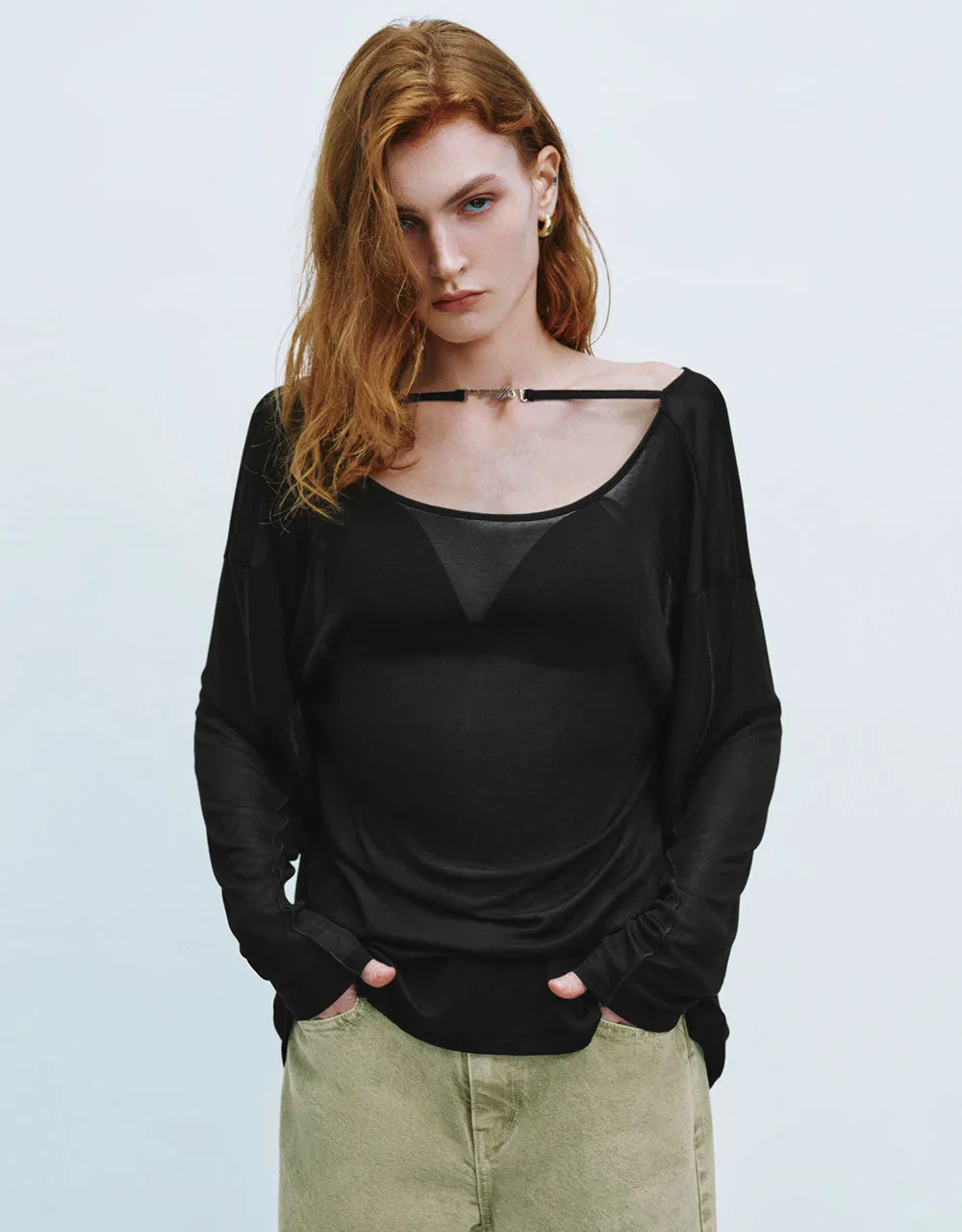 Crew Neck Loose T-Shirt sold by Urban Revivo