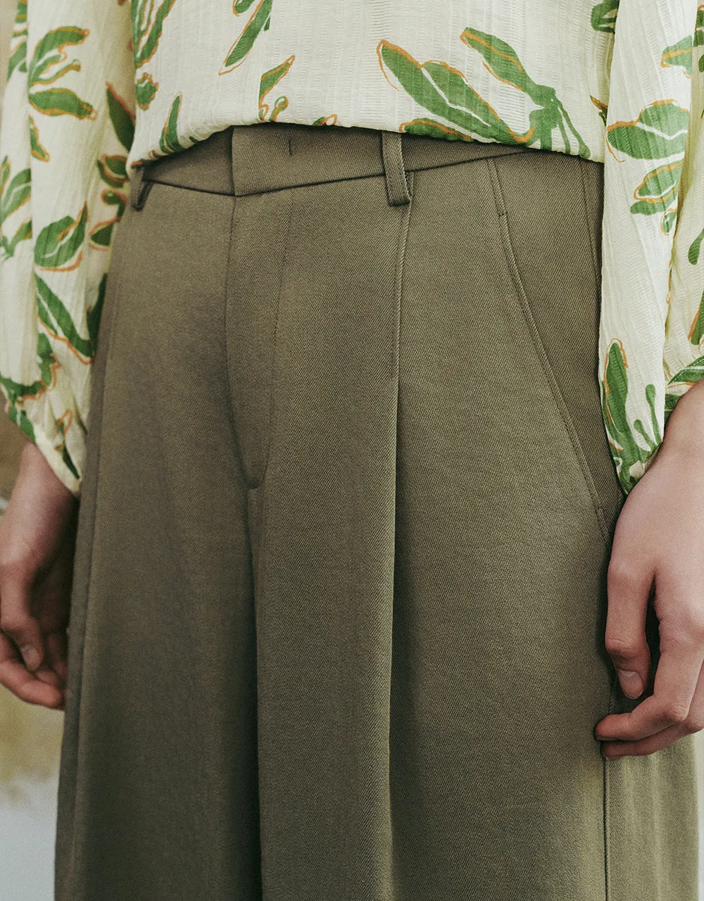 Wide-Leg Pants sold by Urban Revivo product image thumbnail 5