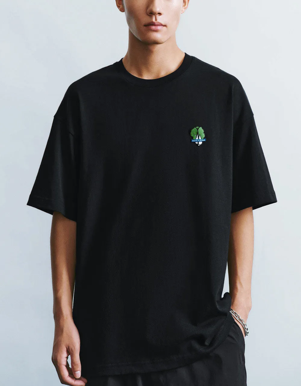 Crew Neck Knitted T-Shirt sold by Urban Revivo product image thumbnail 2