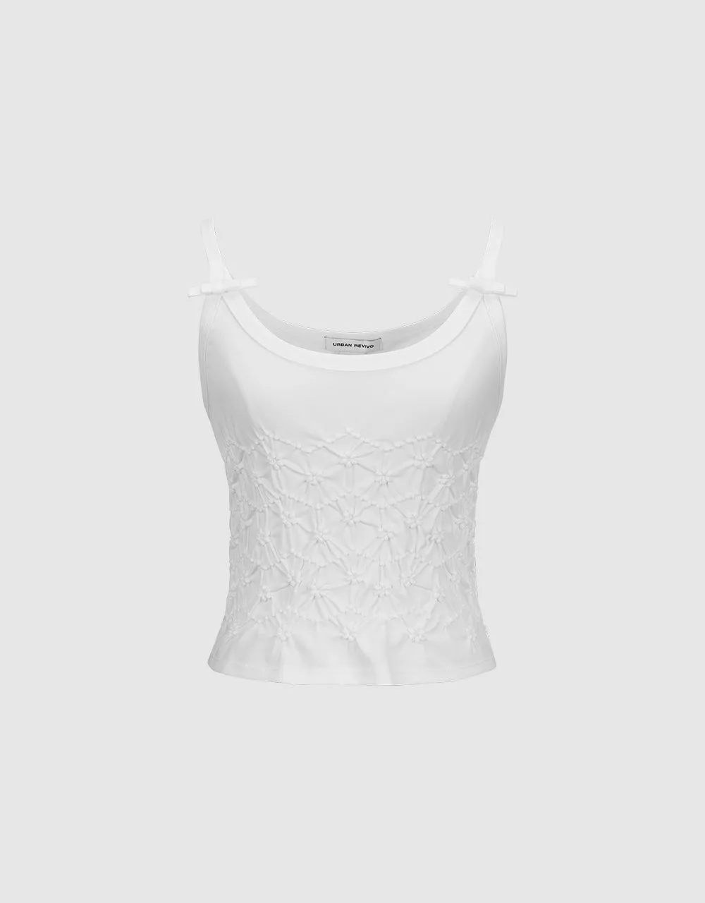 U Neck Cami Top sold by Urban Revivo product image thumbnail 2