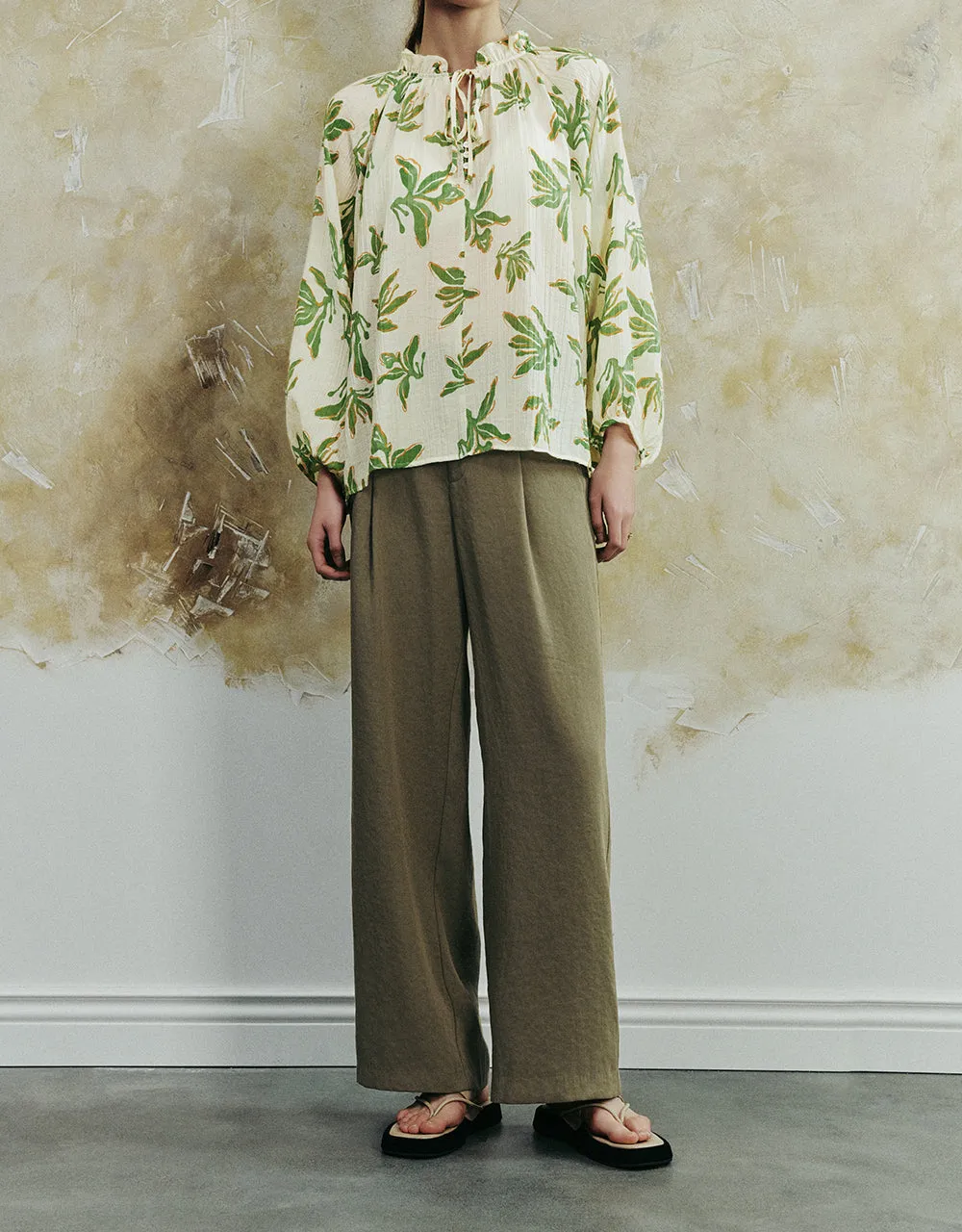 Wide-Leg Pants sold by Urban Revivo product image thumbnail 2