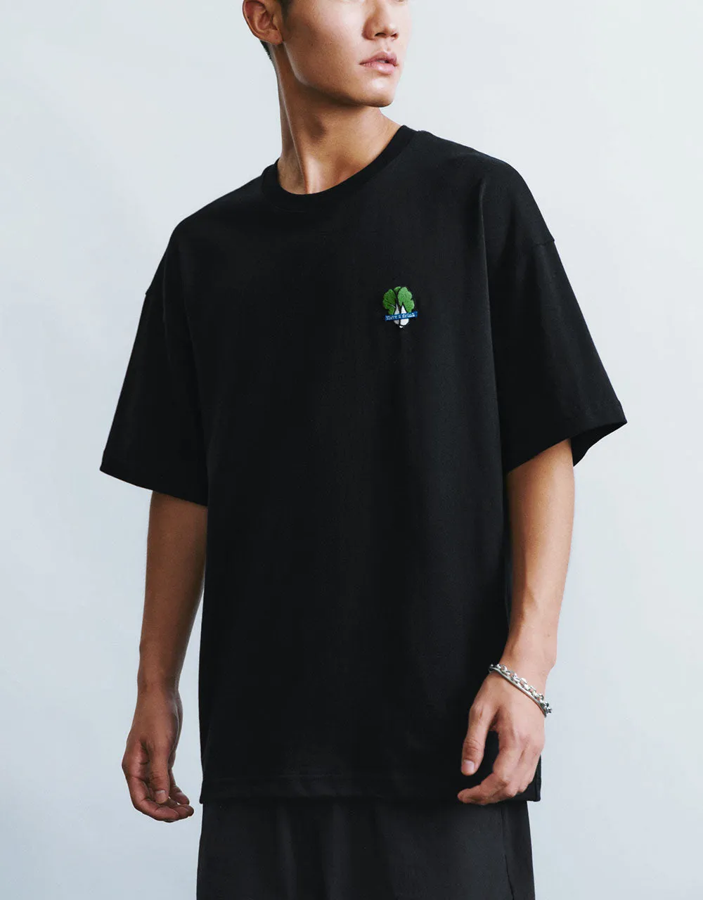 Crew Neck Knitted T-Shirt sold by Urban Revivo product image thumbnail 3