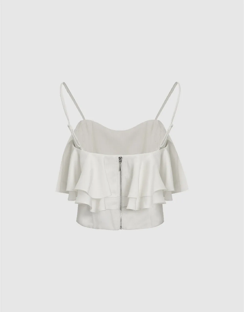 Ruffle Off-Shoulder Cami Top sold by Urban Revivo product image thumbnail 5
