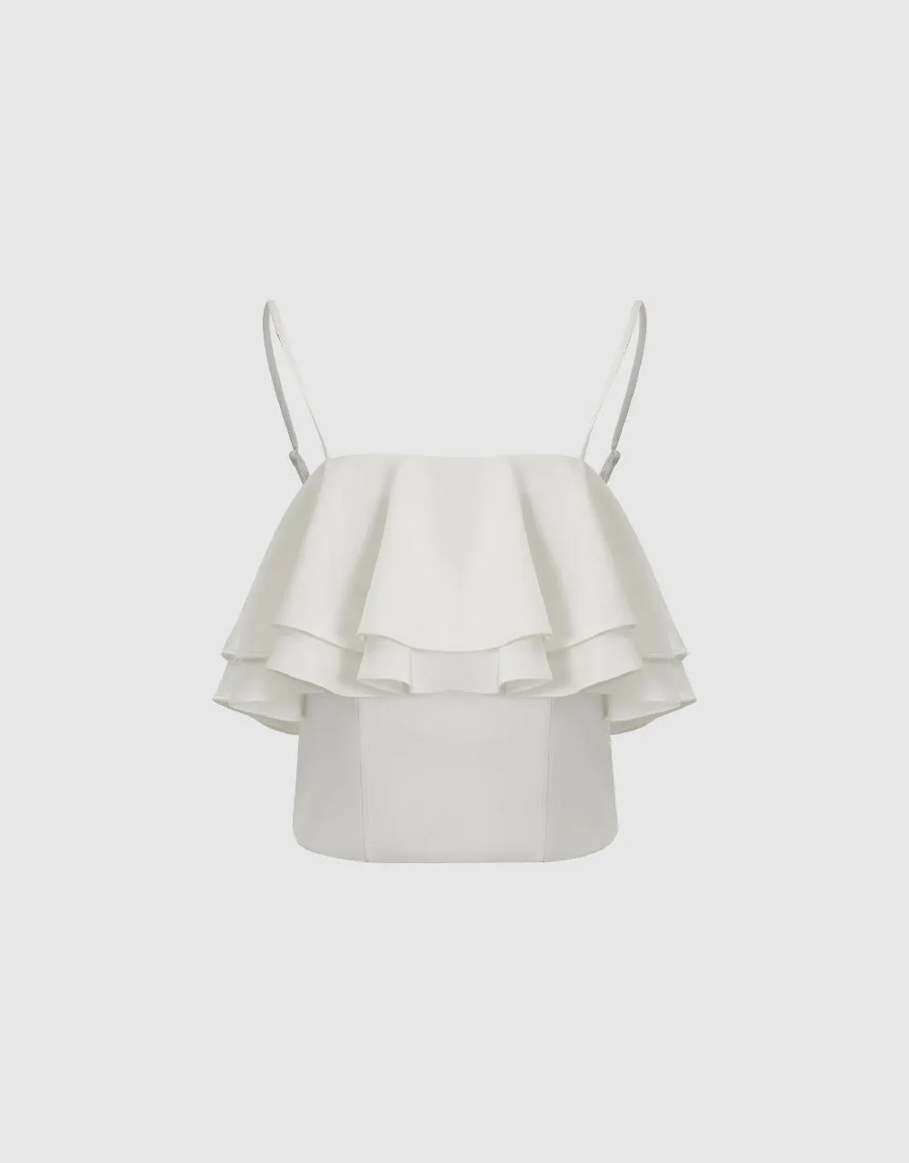 Ruffle Off-Shoulder Cami Top sold by Urban Revivo product image thumbnail 2