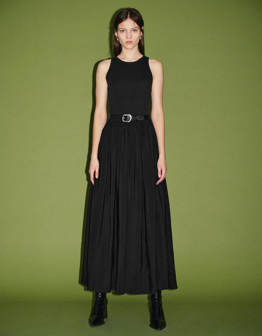 Sleeveless Crew Neck Straight Dress sold by Urban Revivo